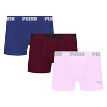 Kit 3 Cuecas Puma Boxer Sem Costura Masculina