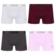 Kit 4 Cuecas Puma Boxer Sem Costura Masculina