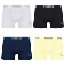 Kit 4 Cuecas Puma Boxer Sem Costura Masculina