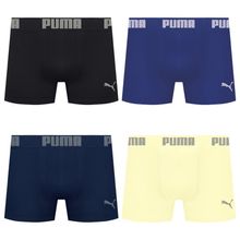 Kit 4 Cuecas Puma Boxer Sem Costura Masculina