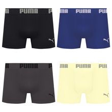 Kit 4 Cuecas Puma Boxer Sem Costura Masculina
