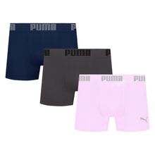 Kit 3 Cuecas Puma Boxer Sem Costura Masculina