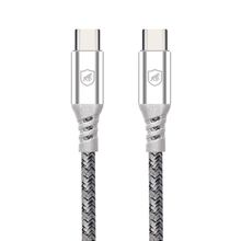 Cabo Dual Tech PD 100W Tipo C / Tipo C - Branco - 1,8M - Gshield
