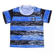Camiseta Bebê Grêmio Tricolor Listrada Oficial