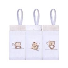 Paninho De Boca Bordado Prendedor De Chupeta Ursinho Papi