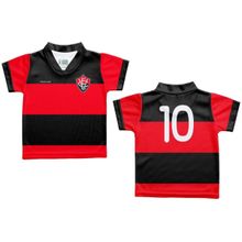 Camiseta Bebê Vitória Listrada - Torcida Baby