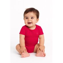 Body Bebê Pink em Meia Malha 100% Algodão Revedor