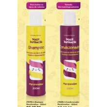 Kit Shampoo e Condicionador Marshmallow 200ml cada Abelha Rainha (6511)