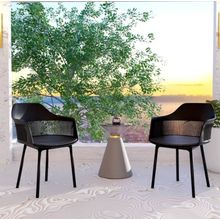 Kit 2 Cadeiras De Jantar Design Marcela Preta