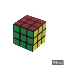 Cubo Mágico 3x3 5,5cm Colorido - Tudo em Caixa