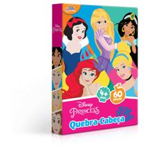 Quebra Cabeça Princesas 60 Peças Toyster - 8006