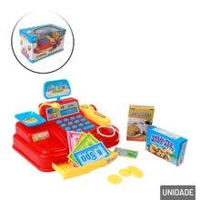 Caixa Registradora com LUZ e SOM Comprinhas - Tudo em Caixa