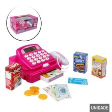 Caixa Registradora com LUZ e SOM Comprinhas - Tudo em Caixa