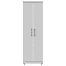 Armário Organizador Multiuso Sabrina 2 Portas e 6 Nichos Branco - Desk Design
