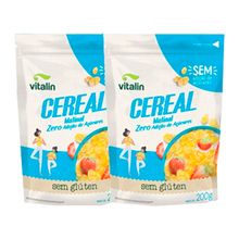 Kit 2X: Cereal Matinal Zero Açúcar Sem Glúten Vegano Vitalin 200g