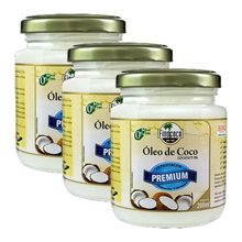 Kit 3X: Óleo de Coco Extra Virgem Finococo 200ml