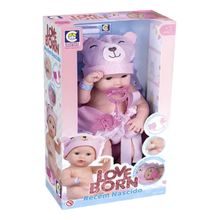 Boneca Love Born Recém Nascido - Cotiplás 2590