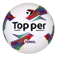 Bola De Futebol Campo Hybrid Velocity - Topper 7611