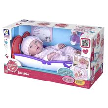 Boneca love Bebê Com Bercinho - Cotiplás 2738