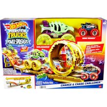 Hot Wheels Pista Monster Trucks Arena Energia De Demolição - Mattel HXT05