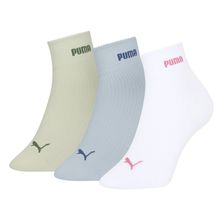 Kit 3 Pares De Meias Puma Esportiva Cano Médio Feminina