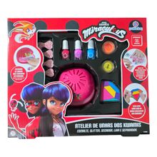 Kit Manicure Ladybug Esmaltes Atóxicos Polibrinq MK-LB55