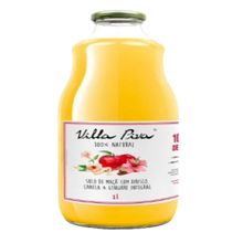 Suco de Maçã com Hibisco, Canela e Gengibre Sem Açúcar Villa Piva 1L