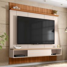 Painel Para Tv de até 65 Polegadas Marrom Aura Caemmun
