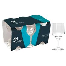 Taça para Vinho e Água Buffet SM 260ml 6 Unidades - Nadir RJ701