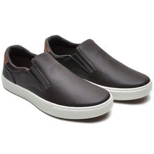 Tênis Masculino Ixória Casual Slip-on  Fly Café