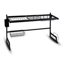 Escorredor de Louças Suspenso para Pia - Preto Fosco