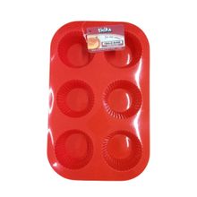 Forma Para Pudim Redonda de Silicone - Sortida