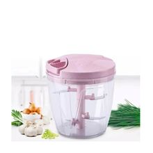 Processador de Alimentos Manual 3 em 1 Magic Mixer 5 Lâminas - Rosa