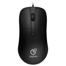 Mouse Optico Usb 2.0 Keytime Essential Ergonomico Preto 73g