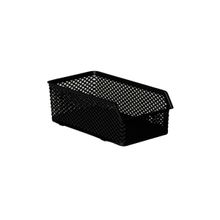 Cesta Empilhavel Organizador Multiuso Preto Cesto Armario