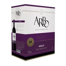 Vinho Arbo Casa Perini Merlot Tinto Seco Bag In Box 3L