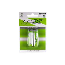 Pilha Alcalina AA FX-AAK2 Cartela C/ 2 Unidades Flex