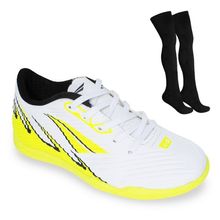 Kit Chuteira Futsal Penalty Lider Y-5 Infantil + Par de Meião