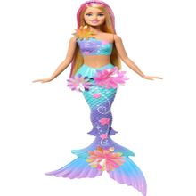 Boneca Barbie Fantasy Sereia Flores Mágicas Mattel - JDM72
