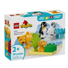 Lego Duplo Famílias De Animais Pinguins e Leões 10 Peças - 10442
