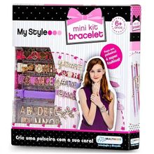 Mini Kit De Pulseira My Style Com Letras Multikids - BR100