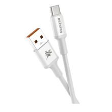 Cabo USB Tipo C Branco 1m Rápido 4.8A Carregamento de Celular