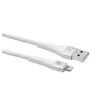 Cabo Carregador Lightning Branco USB A Econômico Forte e Resistente