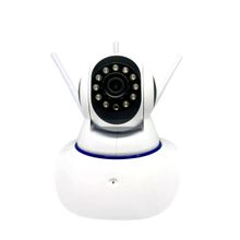 Câmera Wi-Fi 3 Antenas PTZ com Visão Noturna e Sensor de Movimento