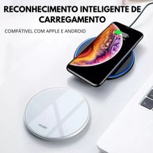 Carregador Indução Turbo Rápido Portátil Para iPhone 12
