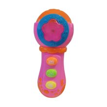 Microfone Infantil Musical Interativo Rosa - Unitoys