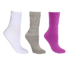 Kit 3 Pares de Meia Selene Aeróbica Cano Médio Feminino