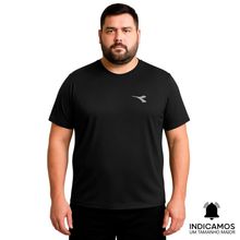 Camiseta Diadora Small Logo Plus Size Masculina
