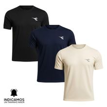Kit 3 Camisetas Diadora Small Logo Masculina
