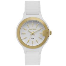 Relógio Mormaii Feminino Ref: Mo2036jt/8b Esportivo Analógico Branco